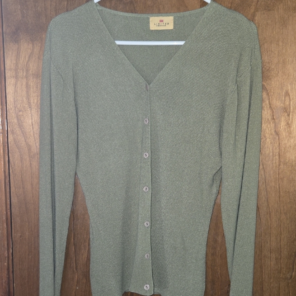 Stylish Green Cardigan